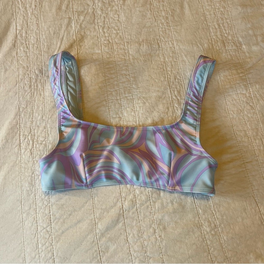 Groovy 70's Swim Bralette Top